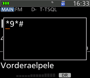 ID-52 Eingabe DTMF Code