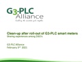 G3-PLC webinar Clean-up after roll-out of G3-PLC smart meters February 3rd 2021.pdf